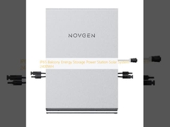 IP65 ระเบียงเก็บพลังงาน สถานไฟฟ้า ระบบแสงอาทิตย์ 2400WH