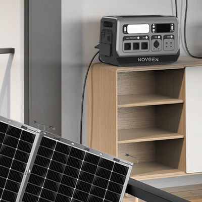 สถานีไฟฟ้าพกพาที่มีระบบ Smart On/Off Grid Plug-In ระเบียงเก็บไฟฟ้า