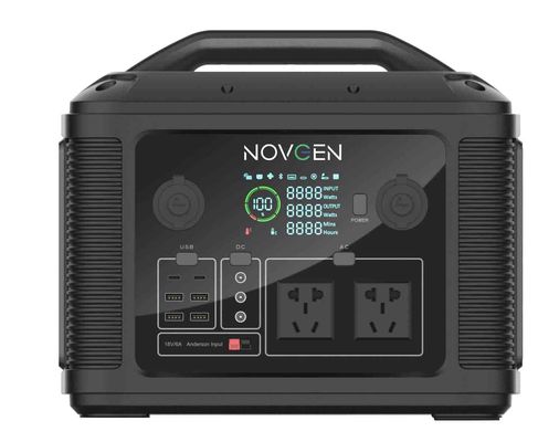 โรงไฟฟ้าระเบียงพกพาที่เกิดจากพลังงานใหม่ 1200W การเก็บแบตเตอรี่พลังงานกลางแจ้ง