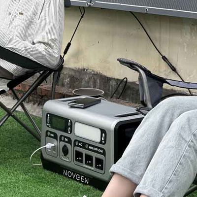 2048WH 2200W บัลคอน พลังงานเก็บพลังงานแสงอาทิตย์ บัลคอน พลังงานพกพา